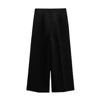 Брюки-кюлоты Zara, черный