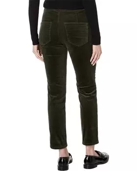 Брюки KUT from the Kloth Reese - Corduroy Pants w/ Pork Chop Pockets, оливковый