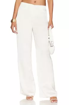 Брюки L'Academie Anor High Shine Satin, цвет Creme