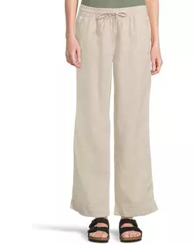 Брюки L.L.Bean Premium Linen Breezy Striped Pull-On Pants, цвет Oatmeal