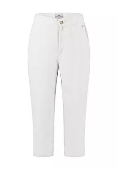 Брюки льняные, 5 карманов, женские FYNCH-HATTON, белый