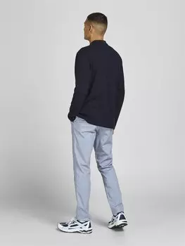 Брюки льняные Marco Bowie Jack & Jones, синий