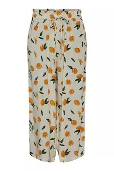 Брюки Л PIECES, разноцветный