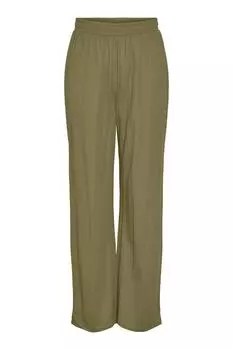 Брюки Л PIECES, зеленый