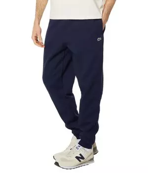 Брюки Lacoste Essentials Fleece Sweatpants with Ribbed Ankle Opening, цвет Navy Blue