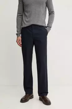 Брюки Lacoste из хлопка, темно-синий