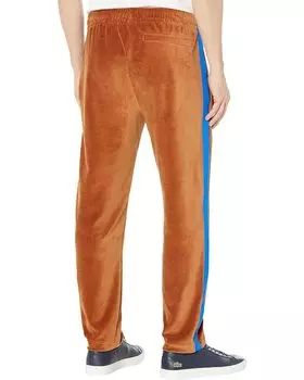 Брюки Lacoste Regular Fit Sweatpants with Logo Emblem and Contrast Tape Leg Detail, цвет Liquor