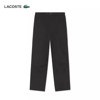 Брюки Lacoste свободные прямого кроя, светло-коричневый