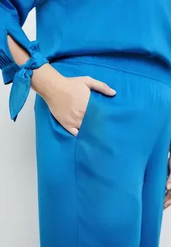 Брюки LANG FLIESSENDE MIT WEITEM BEIN Samoon, синий