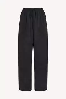 Брюки Lanuit из шелка The Row, черный