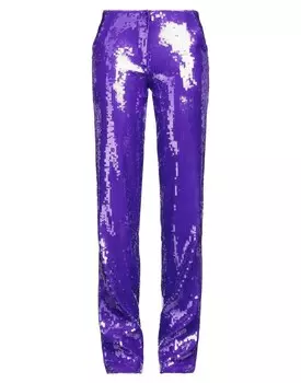Брюки Laquan Smith, фиолетовый
