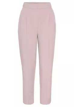 Брюки LASCANA Bgelfaltenhose, цвет mauve