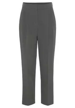 Брюки LASCANA Bgelfaltenhose, цвет olivgrn