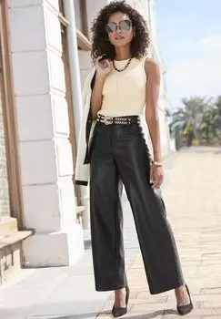 Брюки LASCANA, черный