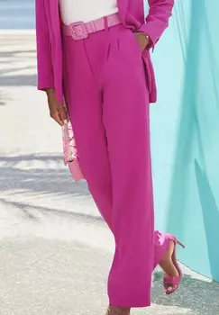 Брюки LASCANA, розовый