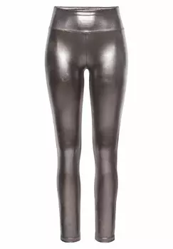 Брюки LASCANA, серебристый