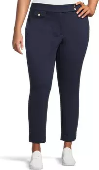 Брюки Lauren Ralph Lauren Plus Size Ponte Ankle Pant, цвет Refined Navy