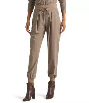 Брюки LAUREN Ralph Lauren, Wool Crepe Jogger Pants