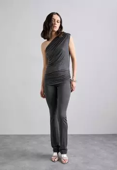 Брюки LAZY, Leggings Norma Kamali, темно-серый