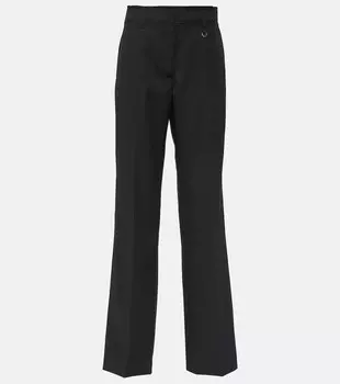 Брюки Le Pantalon Ficelle из натуральной шерсти JACQUEMUS, черный