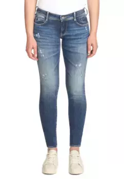 Брюки Le Temps Des Cerises 7/8 "PULPC" с объемным эффектом, синий