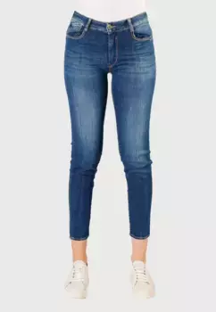 Брюки Le Temps Des Cerises 7/8 "PULPHIGC" классического дизайна, синий