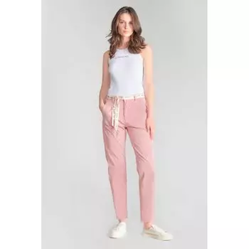 Брюки Le Temps Des Cerises Arlo High Waist Chino, розовый