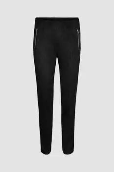 Брюки-леггинсы из искусственной замши Vero Moda, черный