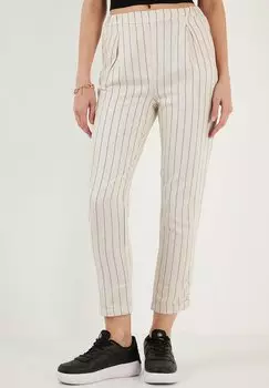 Брюки LELA Slim Fit, бежевый