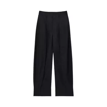 Брюки Lemaire Curved Volume Tailored Pants Caviar, черный