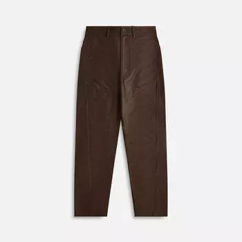 Брюки Lemaire Twisted Workwear Pants, цвет Dark Brown