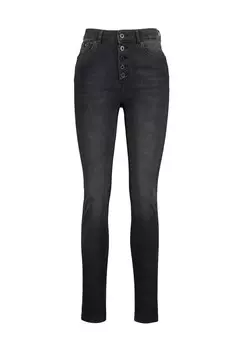 Брюки LeonoraAK DNM Q ALIFE AND KICKIN, цвет Black Denim Washed