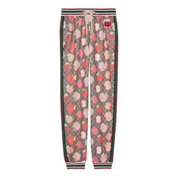 Брюки les pommes jogging pant 'beige' Gucci, бежевый