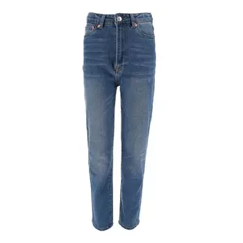 Брюки Levi's Ribcage Straight Ankle, синий