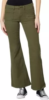 Брюки Levi's Womens Superlow Flare Pants, цвет Olive Night