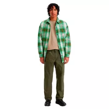 Брюки Levi's Workwear Double Knee, зеленый