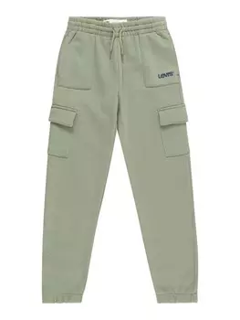 Брюки Levis Kids Tapered Pants Utility, оливковый