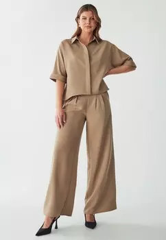 Брюки LILLIA WILLA, бежевый