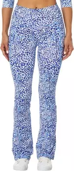 Брюки Lilly Pulitzer Carpe Vita Flare Legging, цвет Resort White Twisted Up