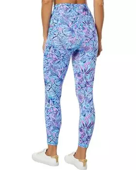 Брюки Lilly Pulitzer South Beach High Rise Mid, цвет Breakwater Blue Shells N Bells