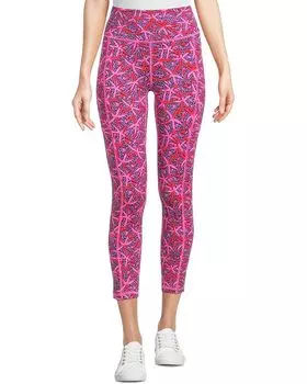 Брюки Lilly Pulitzer Weekender High-Rise Midi, цвет Passion Fruit Pink Star Searching