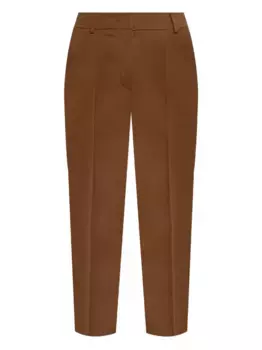 Брюки Lince строгого кроя с завышенной талией MAX MARA, коричневый