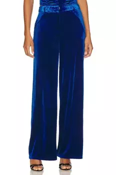 Брюки Line & Dot Du Jour Velvet, цвет Sapphire