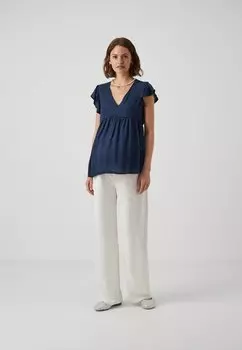 Брюки Linen Blend Even&Odd, кремово-белые