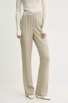 Брюки LINETT Nanushka, бежевый