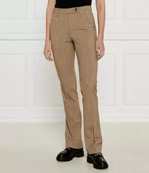 Брюки Liu Jo flare fit, бежевый