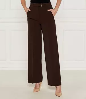 Брюки Liu Jo flare fit, коричневый