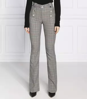 Брюки Liu Jo flare fit, серый