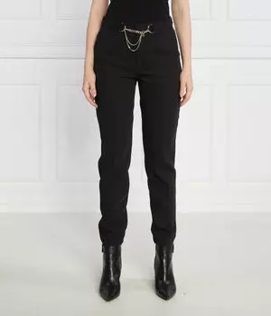 Брюки Liu Jo Regular Fit с цепочкой, черный