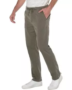 Брюки Liverpool Los Angeles Drawstring Utility Pants, оливковый
